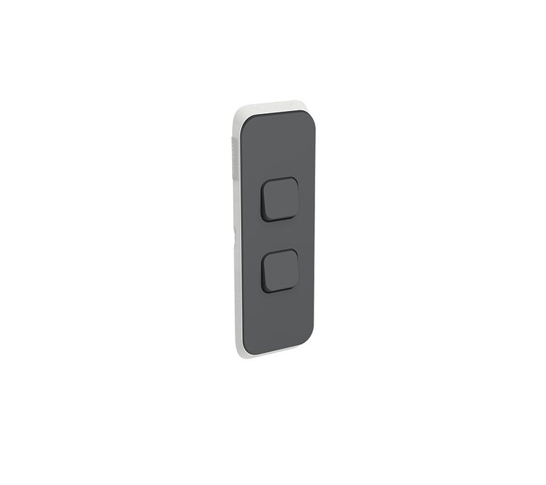 CLIPSAL Iconic Switch Series Anthracite Skin Only