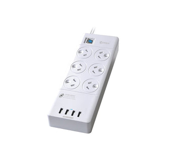 Sansai 6 Way USB Power Board