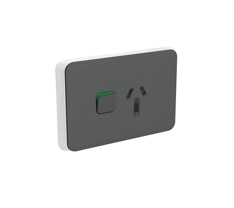 CLIPSAL Iconic Switch Series Anthracite Skin Only