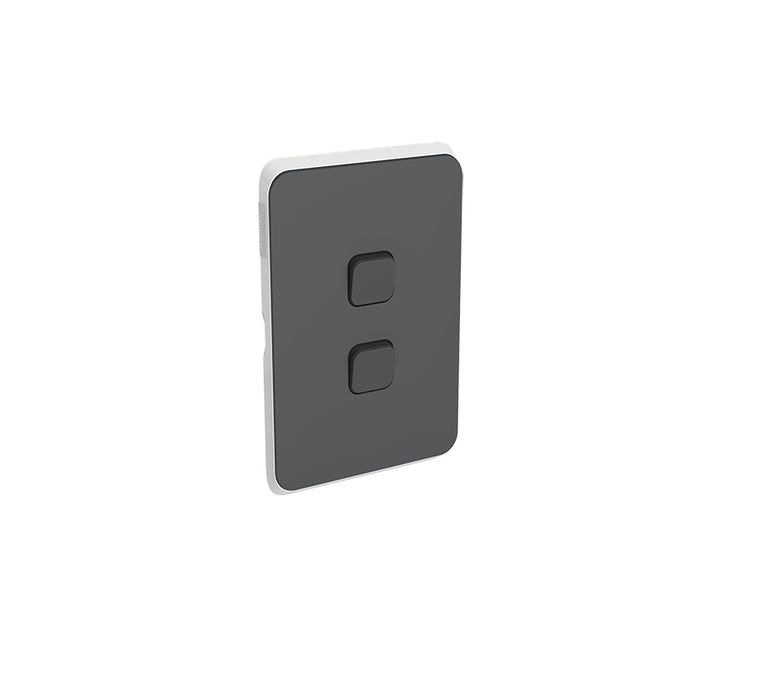 CLIPSAL Iconic Switch Series Anthracite Skin Only