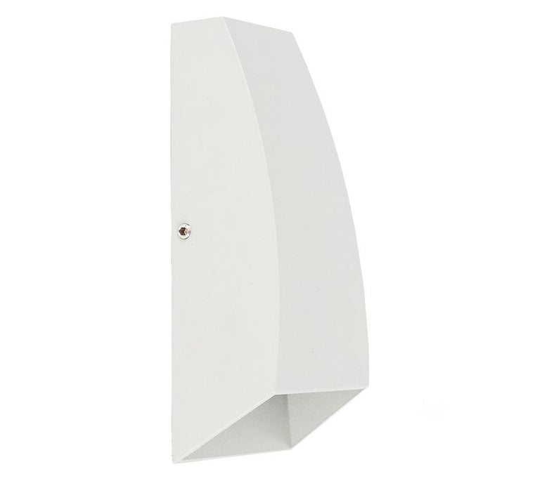 3A Curve Up & Down Wall Light White