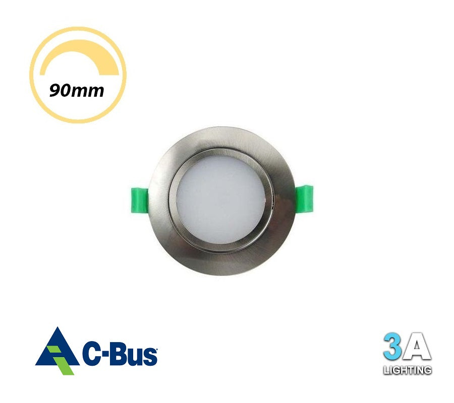 3A 15W LED Gimlbe Dimmable Downlight Chrome Samsung Chip