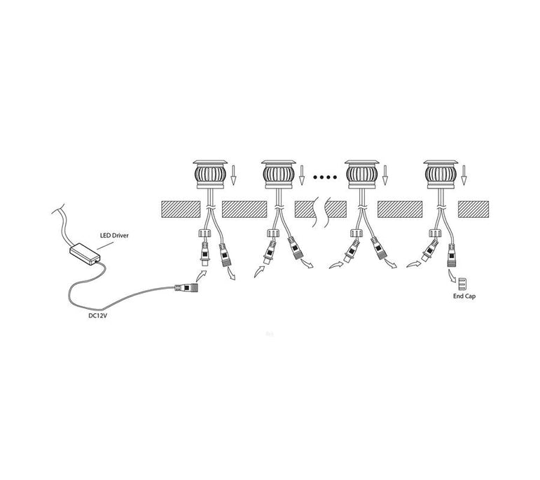 Havit Flame 316 Stainless Steel 0.5W Deck Light Kit