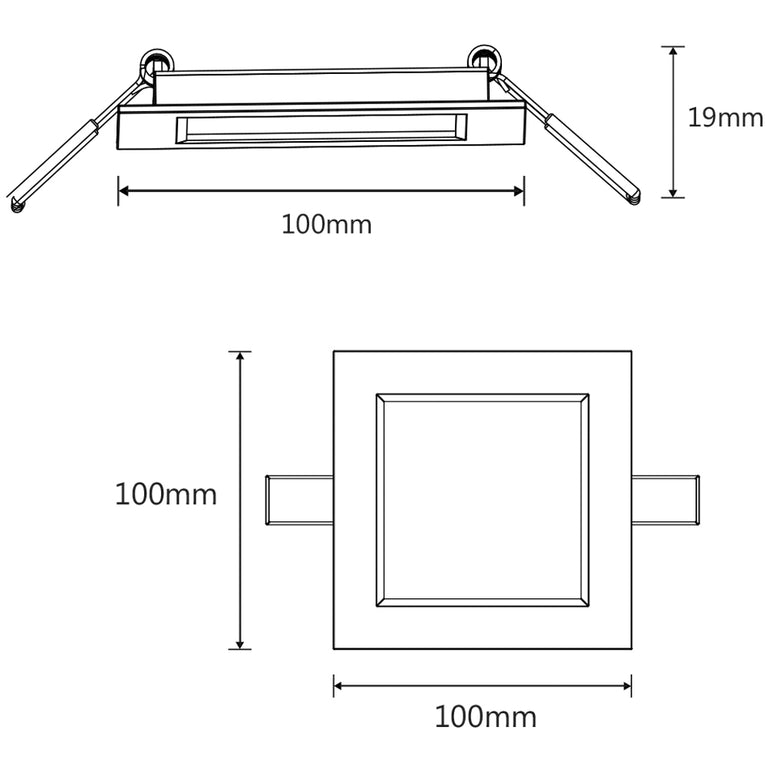 Martec Flush Square Recessed LED Step Light