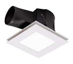 Martec Flow Square Bathroom Exhaust Fan & Light