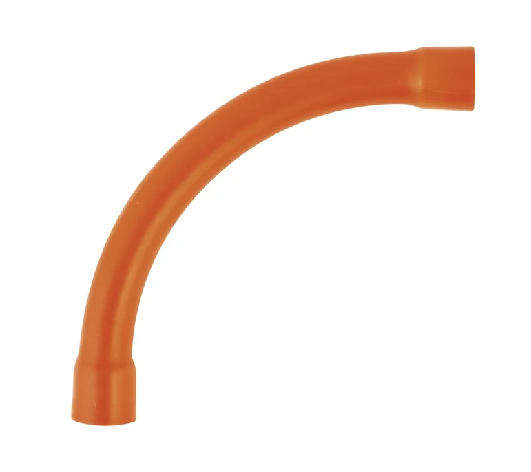 Orange Heavy Duty 90° Sweep Bend