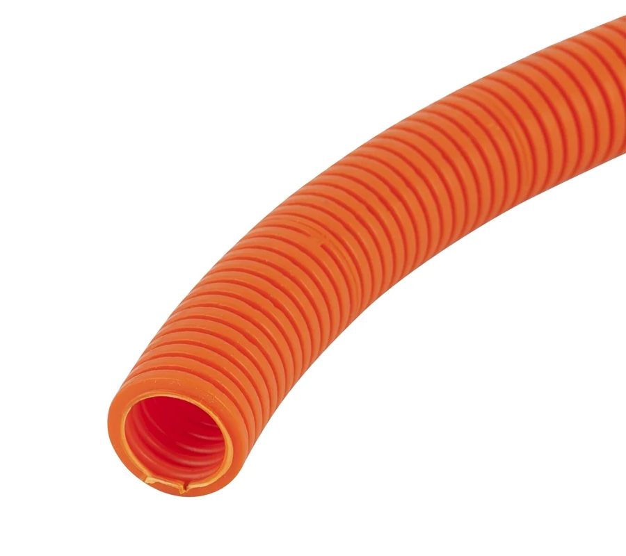 Orange Heavy Duty Corrugated Conduit 32mm