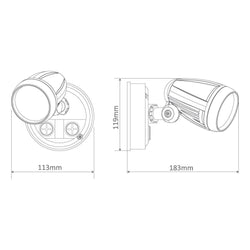 PHL 15W Single No Sensor Spolight CCT