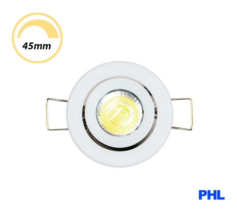 PHL 3W LED Gimble Cabinet Downlight CCT White